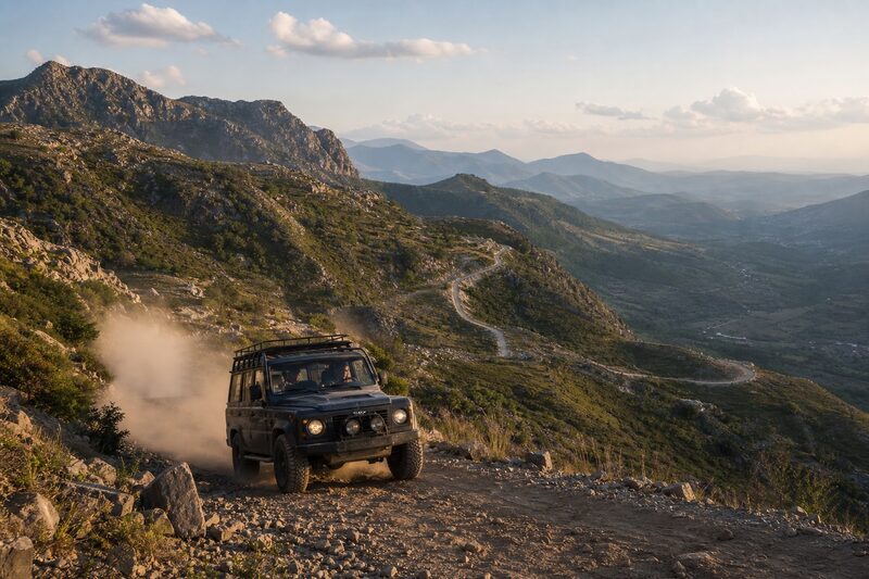 4x4 jeep Albania mountains