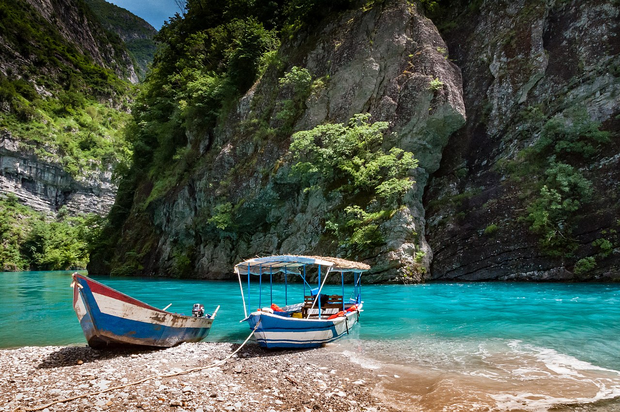 Komani Lake with Polish guide in Albania